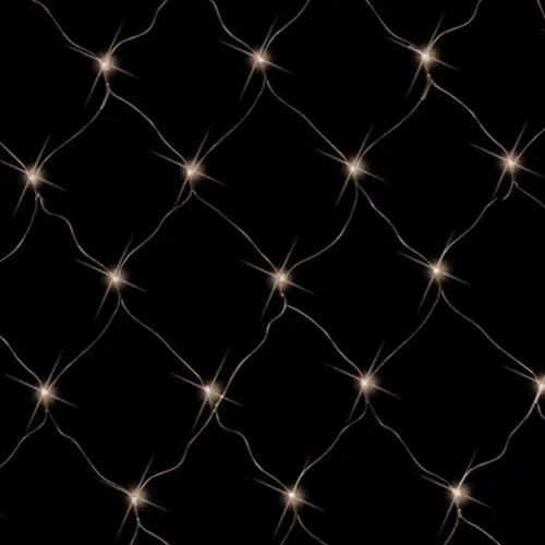 LED Christmas Net Lights 1.5x1.5m Warm White 58W IP44 96LED