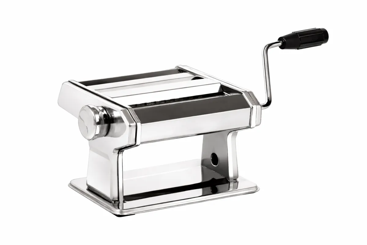 Stainless Steel Manual Pasta Machine - Pasta Press for Italian Macaroni and Lasagna KDM0686