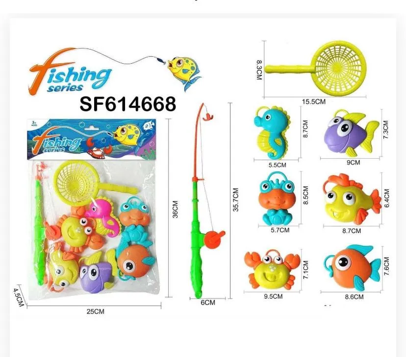 Interactive Kids Fishing Game Playset (Deluxe Polybag Set)  Product Overview