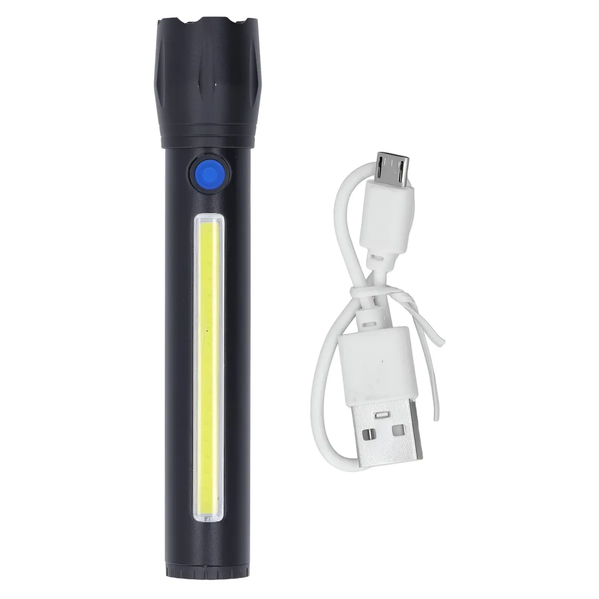 RECHARGEABLE LED FLASHLIGHT 3 LIGHTING MODES WITH ZOOM-FL1129