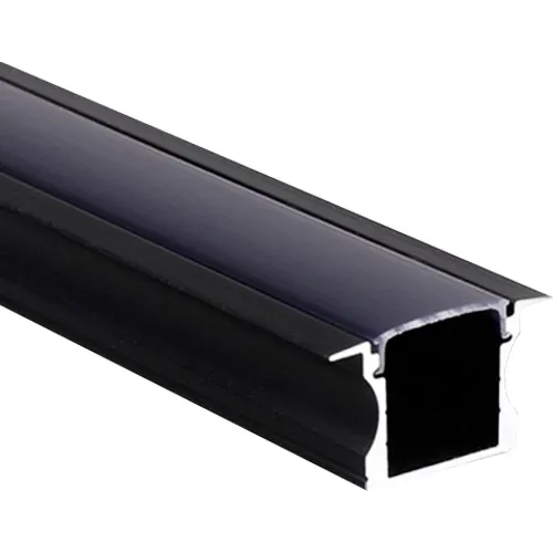 Anodized Deep Aluminum LED Strip Profile HB-24X14.2BCW