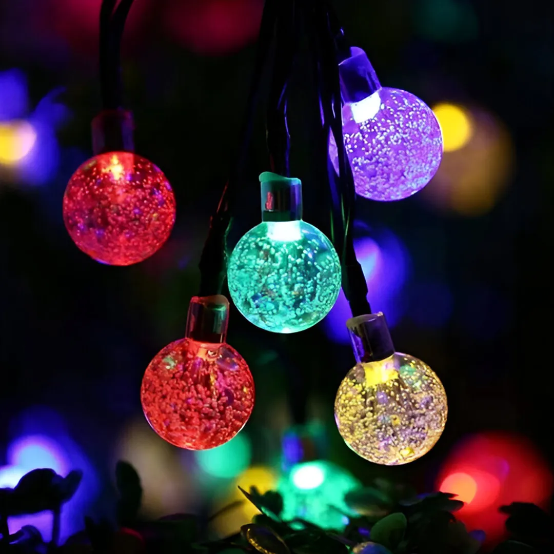 Solar Bulb 5m Medium Size RGB - SL1175