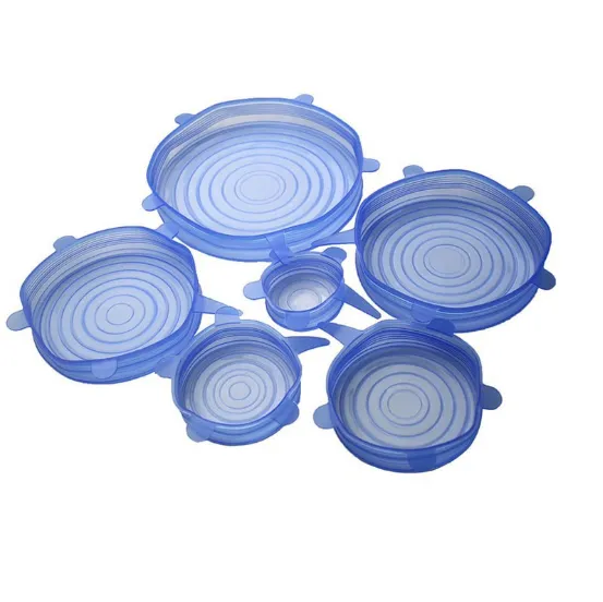 Reusable Silicone Stretch Lids Set (6 Pcs) Eco-Friendly KDM1006
