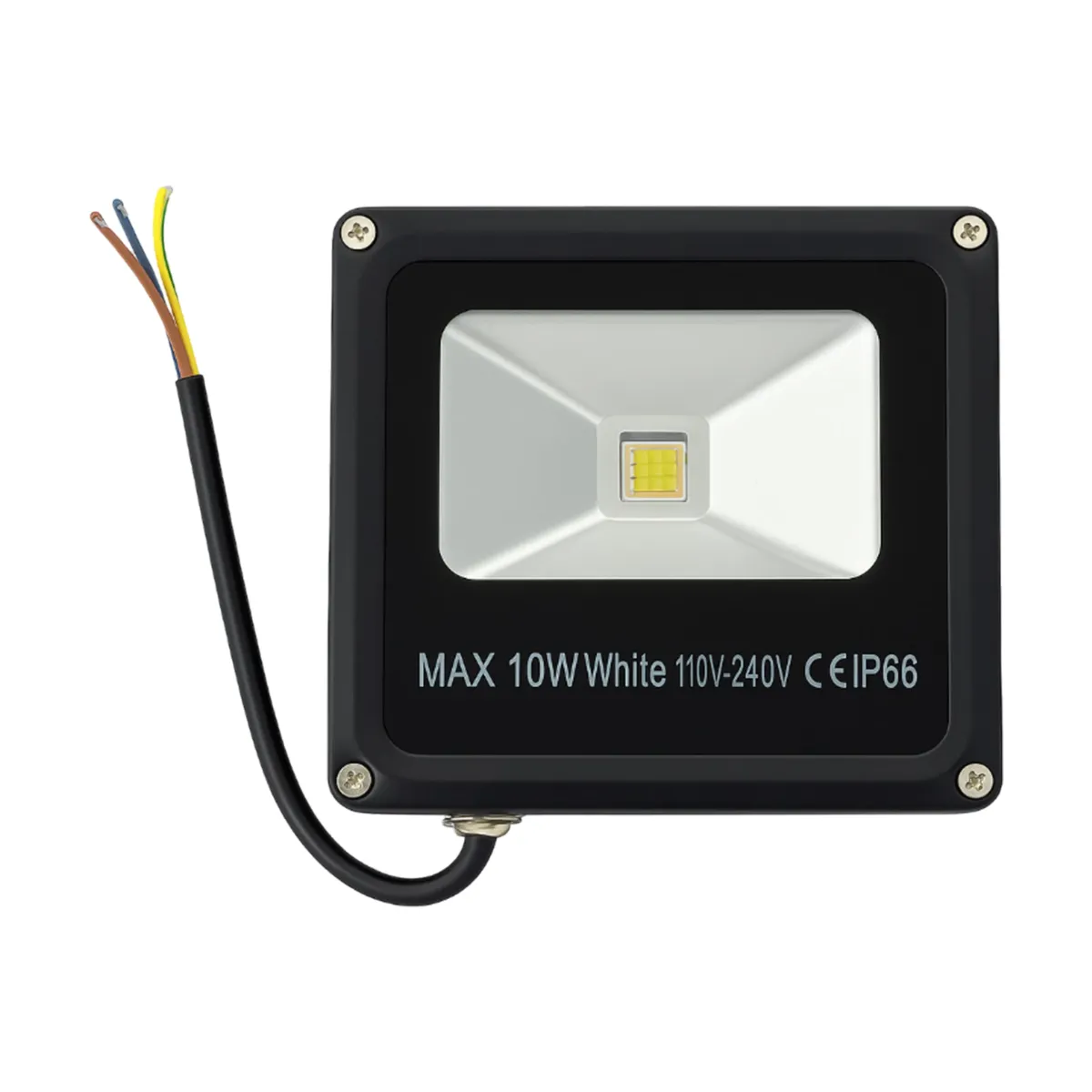 10W Silver LED Floodlight – IP66 Outdoor Garden Lamp - L090765