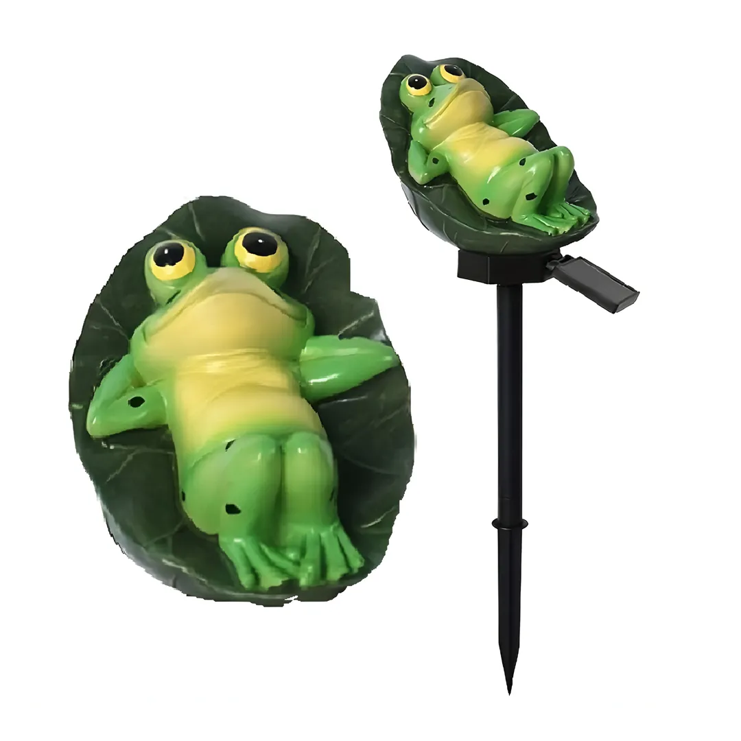 SOLAR FROG LED GARDEN LAMP -1 PC - SL1158