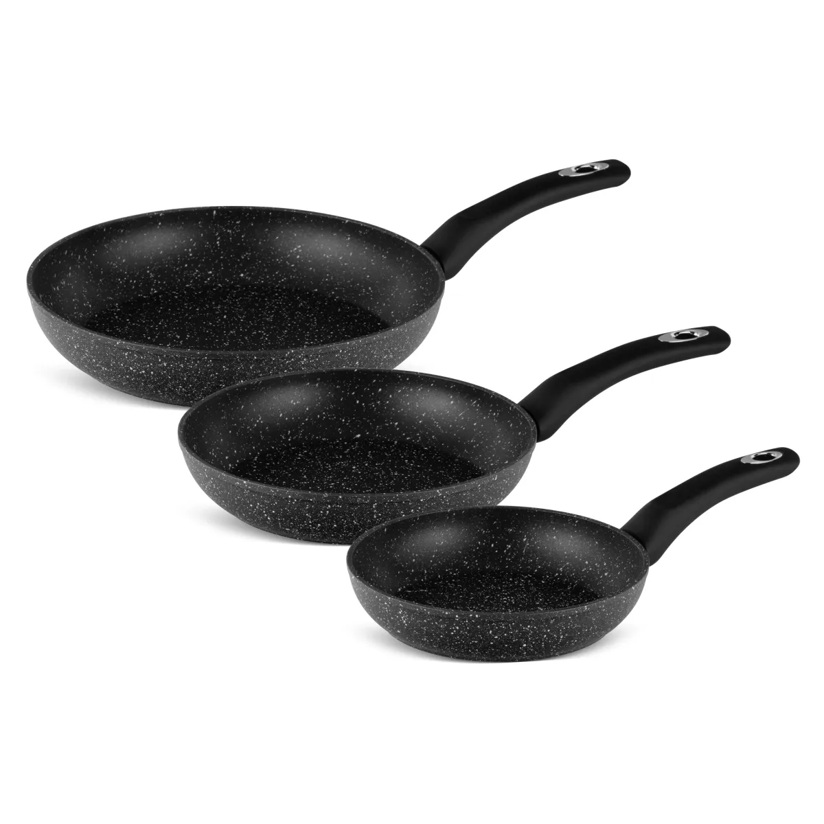 Frypan Set 3pcs Premium Quality Non-Stick Cookware - EB-4115