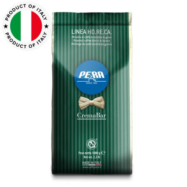 PERA Crema Bar Whole Bean Coffee 1kg