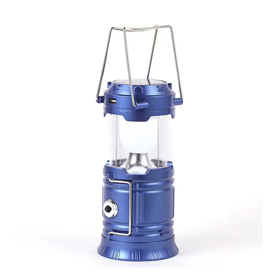 Solar Camping Lantern with USB Charging and Power Bank KDM0752