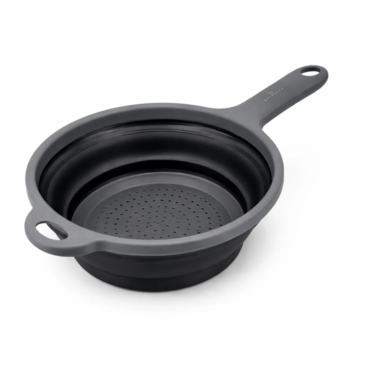 Foldable Silicone Colander with Handle Strainer (18cm)  EB-1013