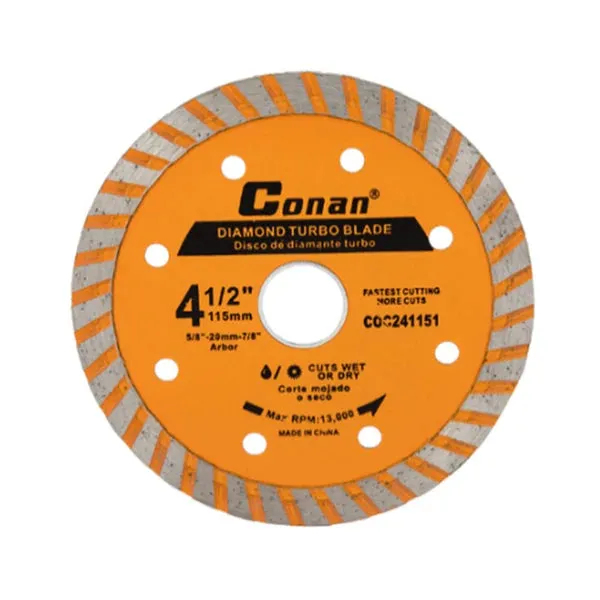 Conan 115mm Diamond Turbo Blade | Wet/Dry Cutting KDM0886