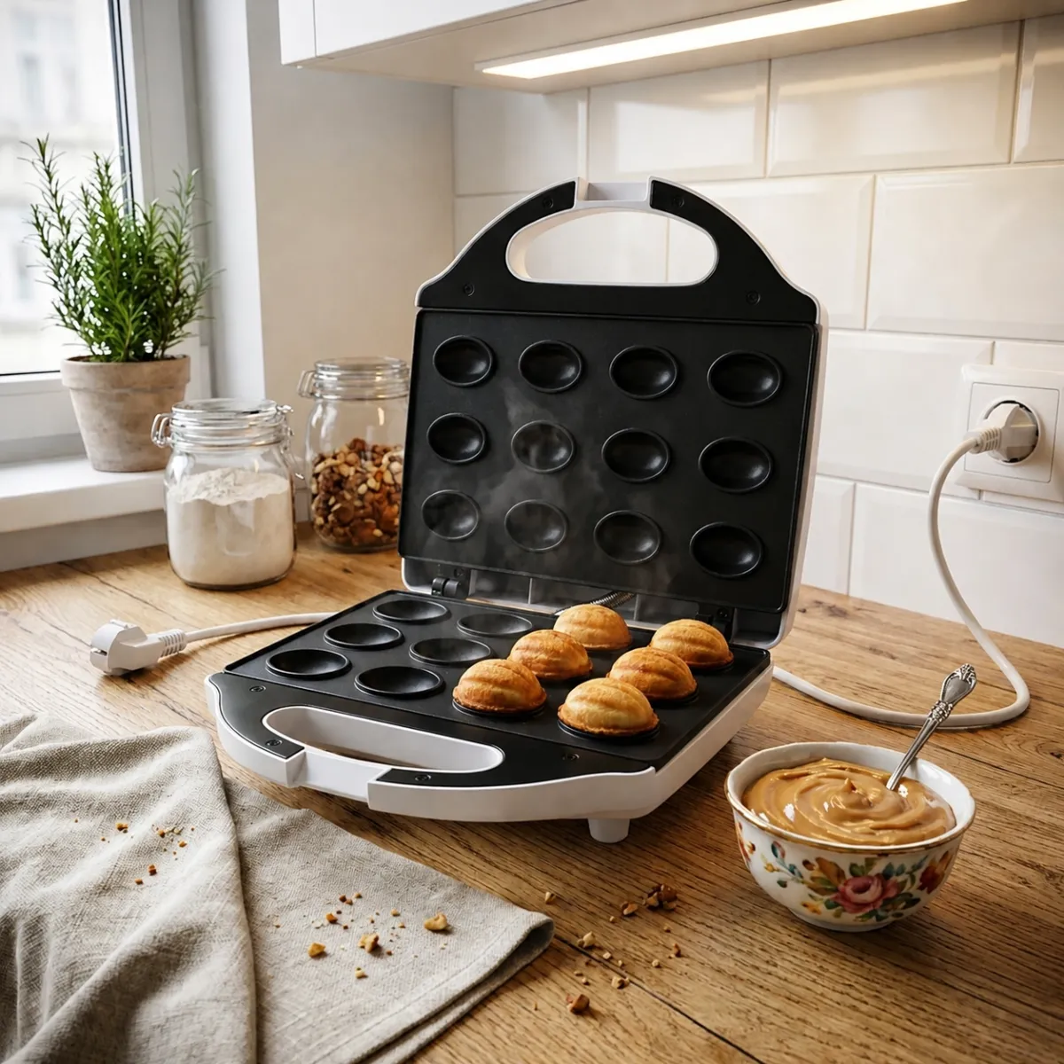 Electric Nut Maker 750W 12 Cavity Nonstick KlonBerg KB-3301