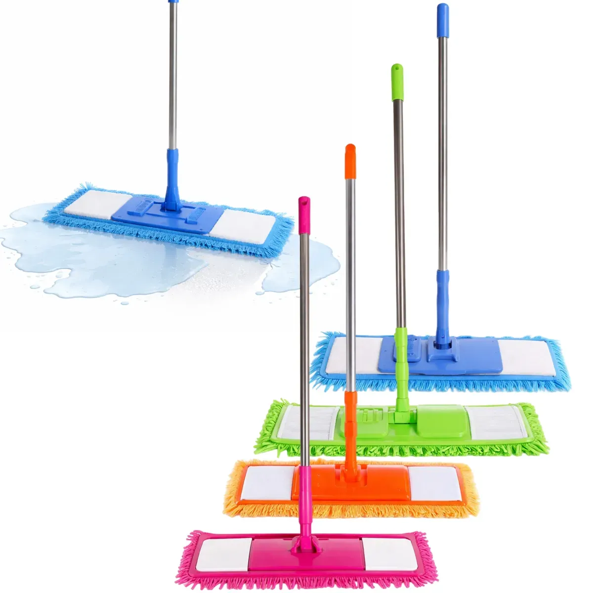 Microfiber Flat Mop with Telescopic Handle | KO20188