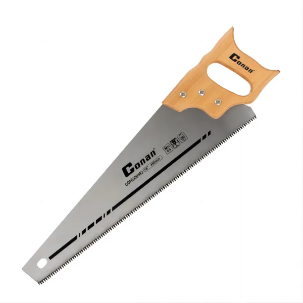 Conan 450mm Hand Saw with Wooden Handle - Precision and Durability KDM0557