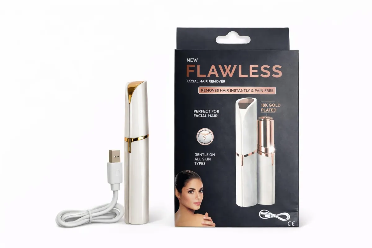 Flawless Facial Hair Remover USB Charge KDM0906