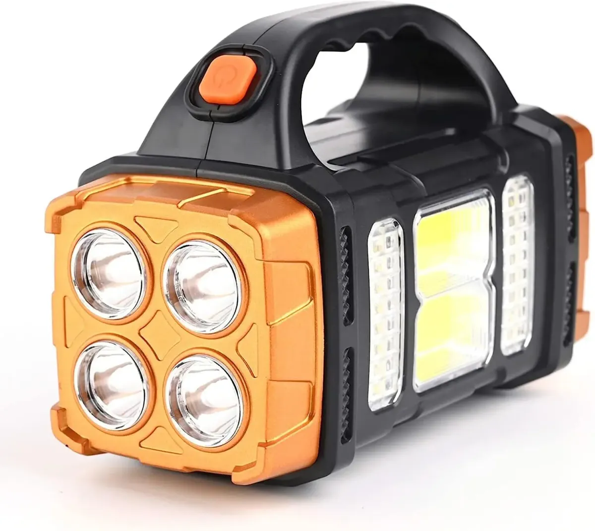 Solar Rechargeable LED Searchlight with COB Light - VK-19