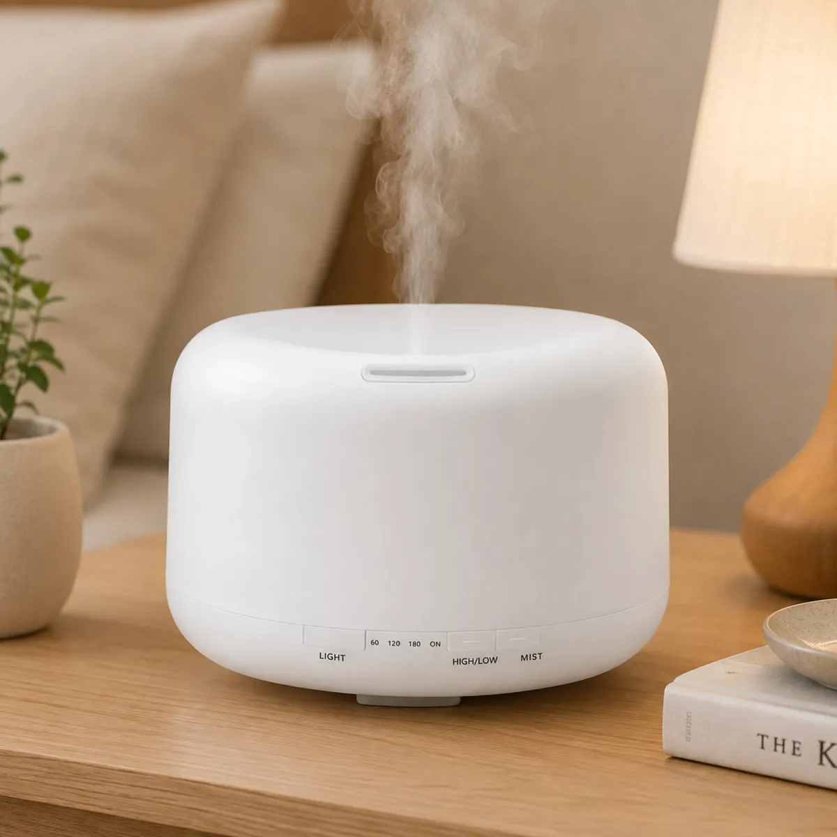 500ml Air Humidifier with Aromatherapy & 7-Color LED Light SC-5191