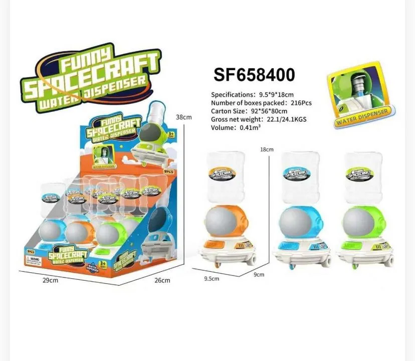Funny Spacecraft Mini Water Dispenser Toy 66150