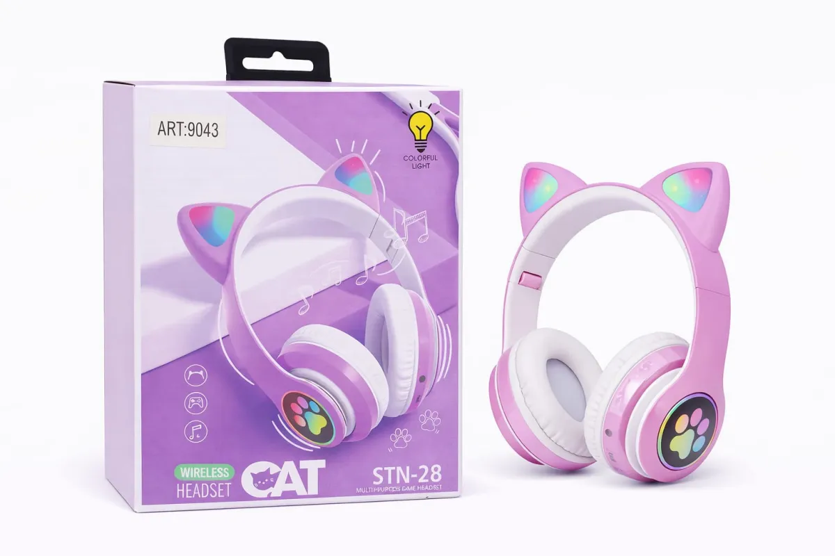 Cat Ear Bluetooth Headphones KDM0878