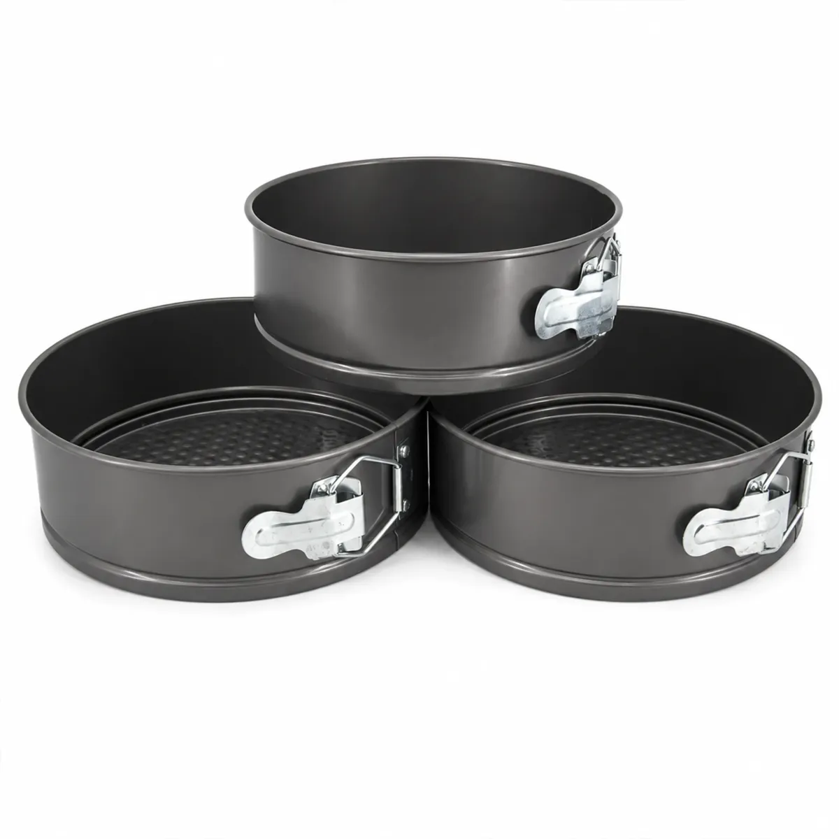 3-Piece Round Cake Mould  Set 18 / 20 / 22 cm Model No.2217
