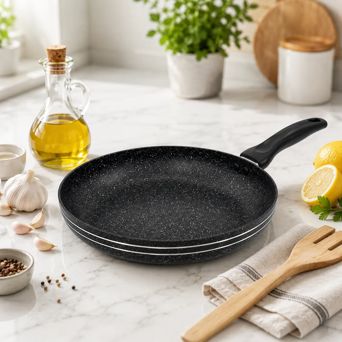 Marble Non-Stick Frying Pan 22cm Induction KB-8804 KlonBerg
