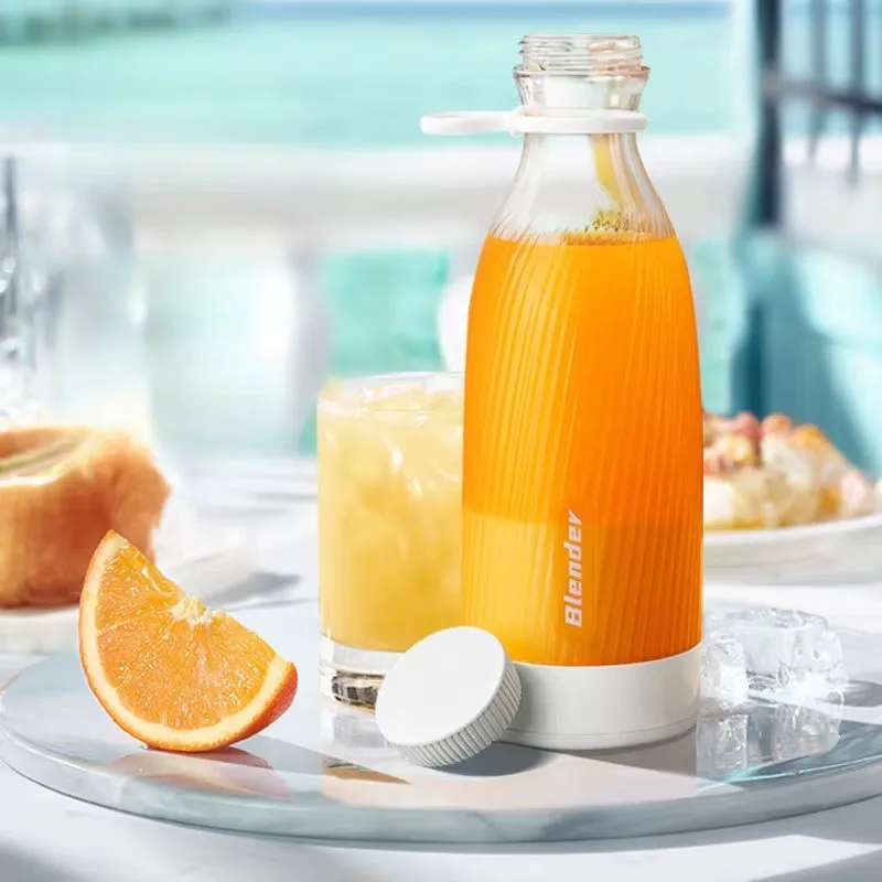 Portable USB Rechargeable Juicer Blender 500ml | Fresh Juices Anywhere KDM0638
