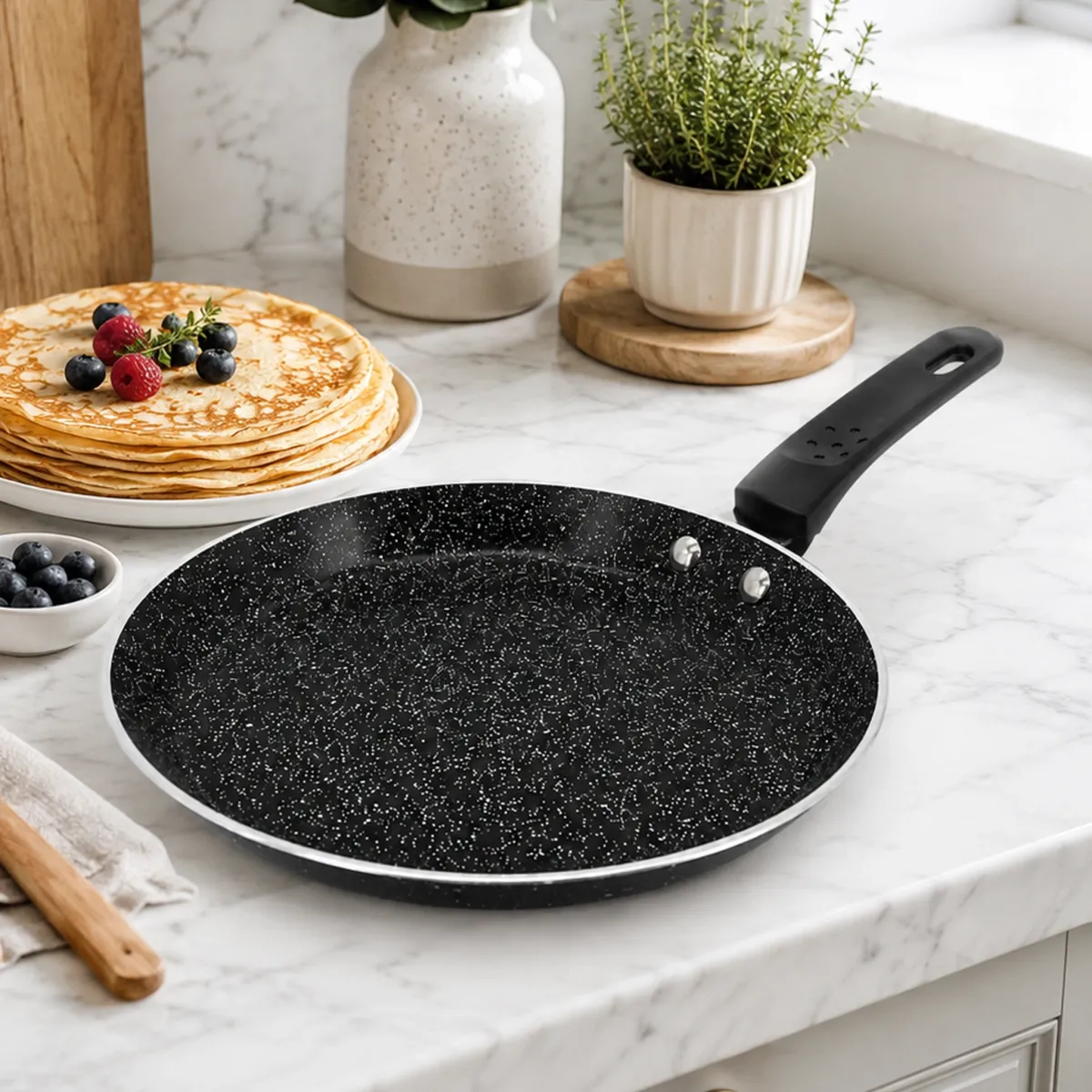 KlonBerg Granite Non-Stick Pizza Pan 22cm Induction KB-8710