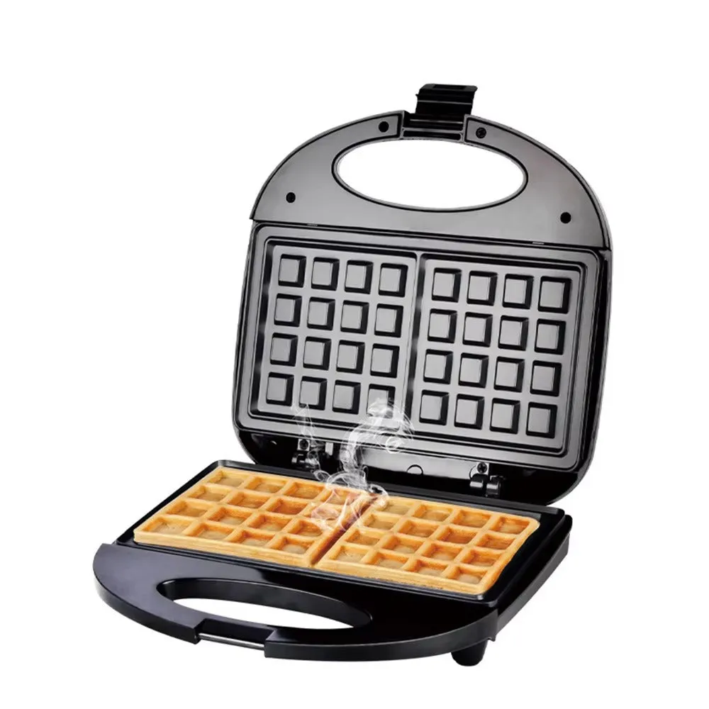 2-in-1 Sandwich and Waffle Maker with Non-Stick Surface KDM0521