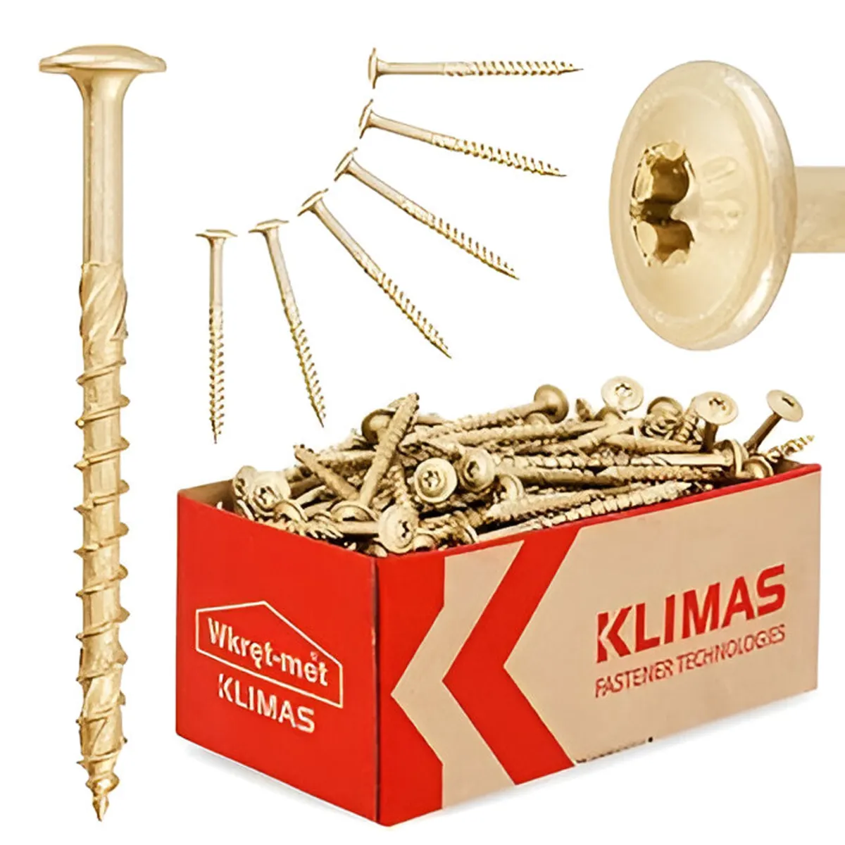 WOODEN CARPENTRY WASHER HEAD SCREW 8 x 140mm 25 PCS - WKCP-08140