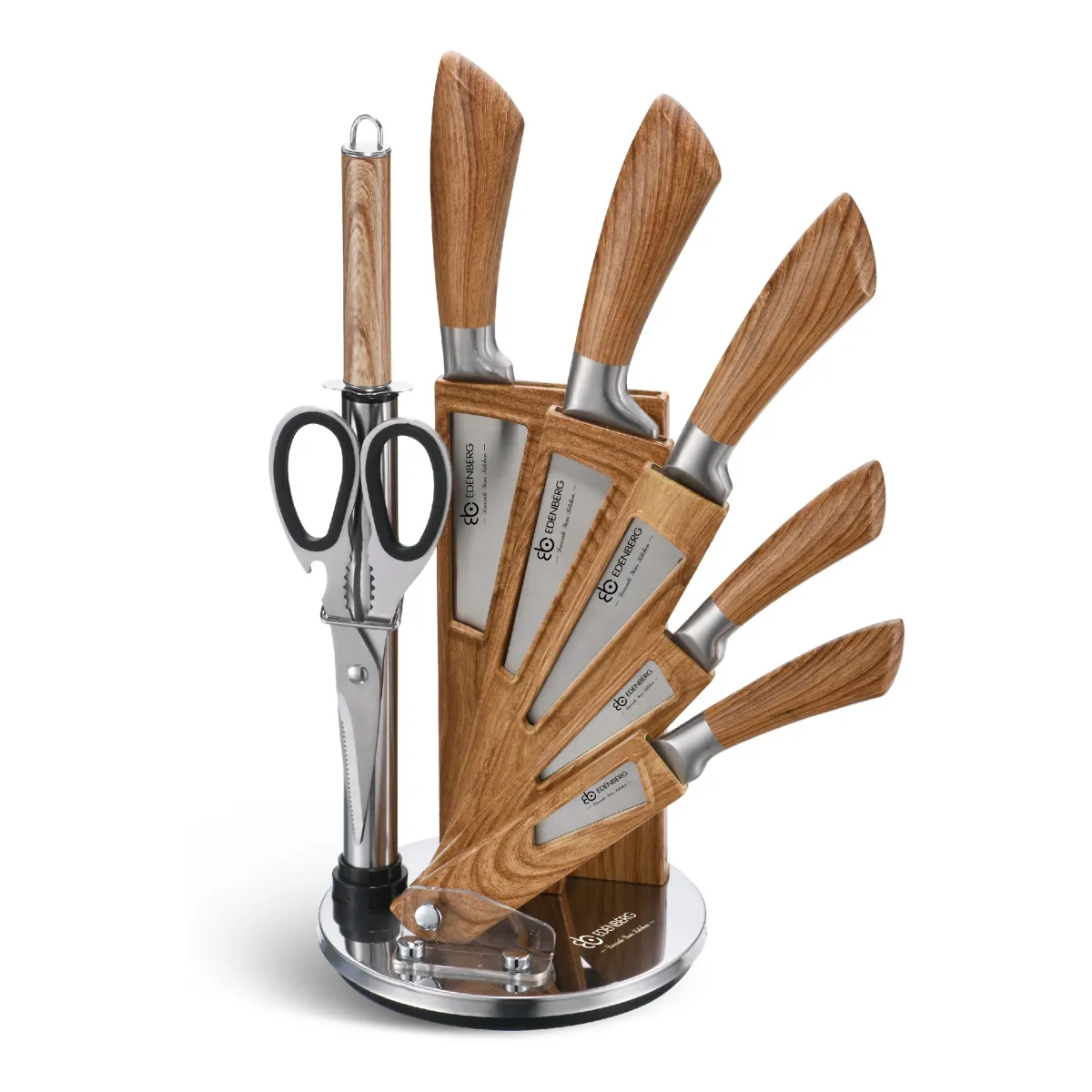 Edenberg Carbon Steel Knife Set 8 Pcs EB-930