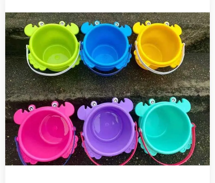Crab Beach Bucket for Kids