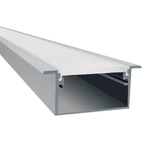 Anodizált padló alumínium LED szalag profil HB-41.6X20W