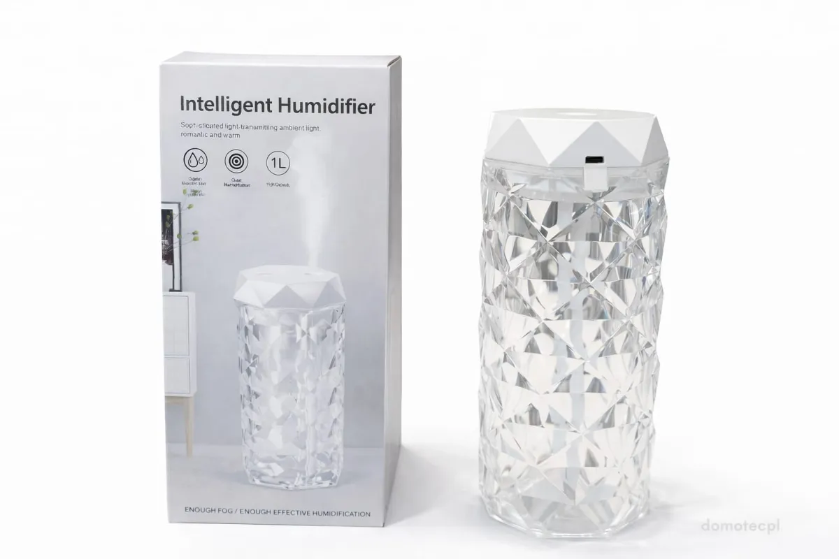 Crystal LED Air Humidifier – Aromatherapy, 7 Colors, Ambient Lighting KDM0252