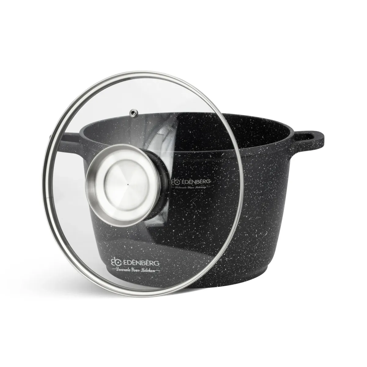 Luxury Aluminum Round pot with Lid - 28 cm -EB-8132