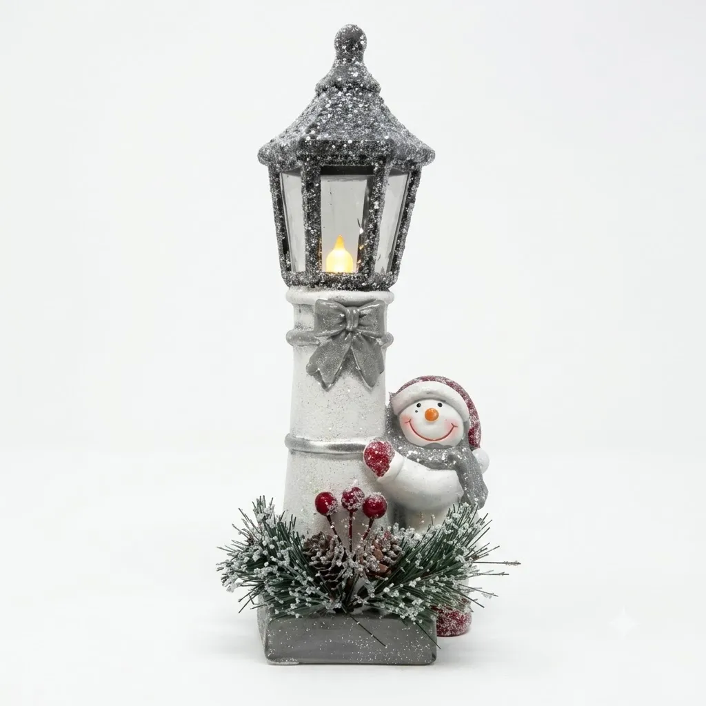 LED Christmas Lantern Snowman 23.2 cm - PX- 790811