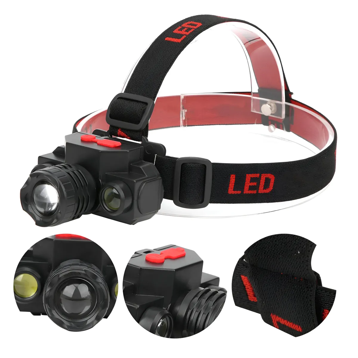 USB акумулаторен LED челник HL1120