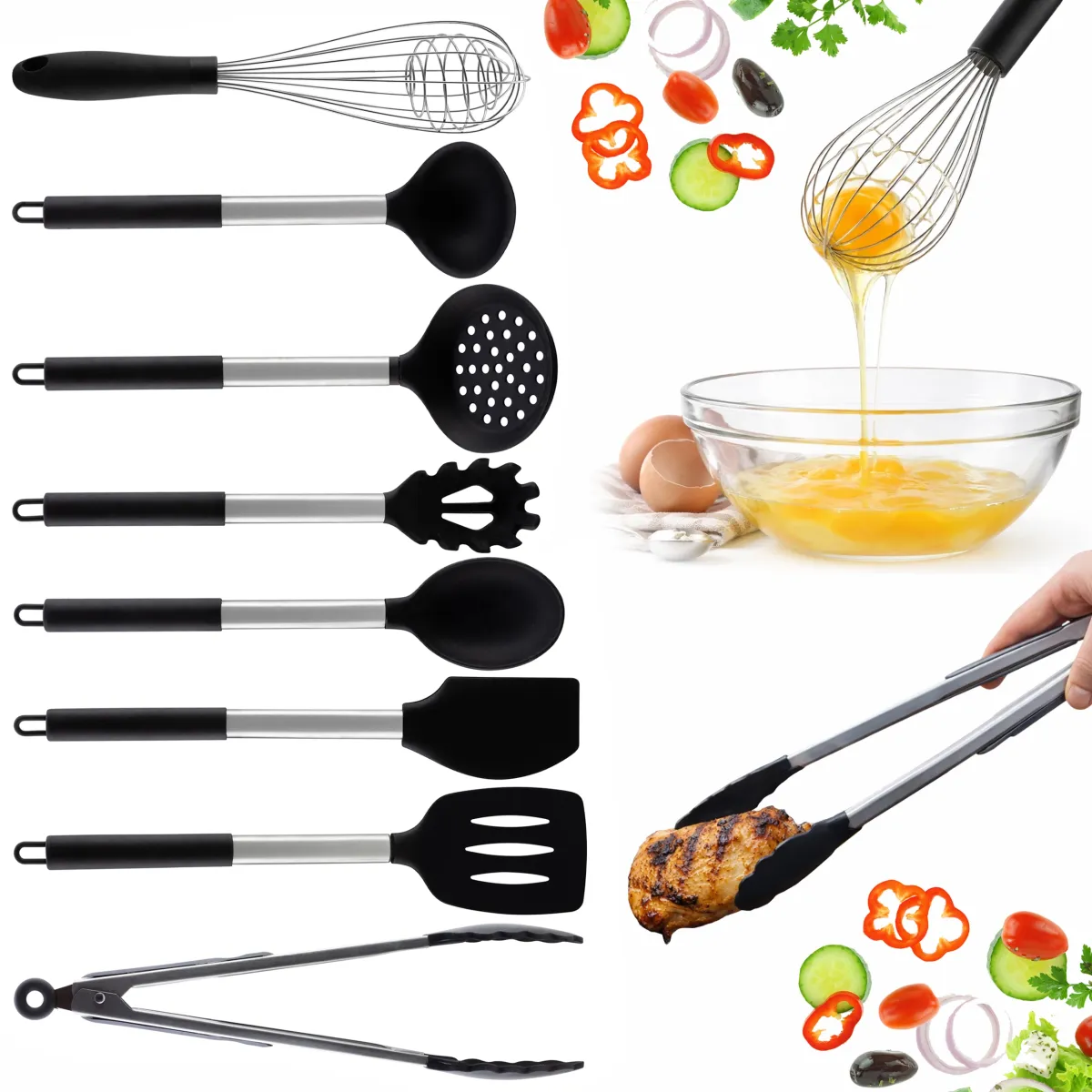 Edenberg Set of kitchen tools 8pcs utensils EB-7791