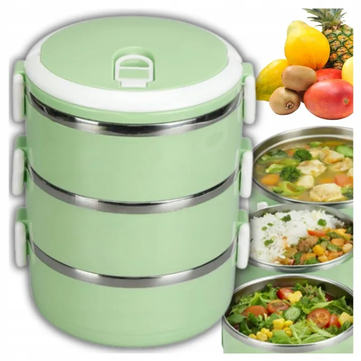 Lunch Box with 3 Food Containers, 2.1 L - SC-9333
