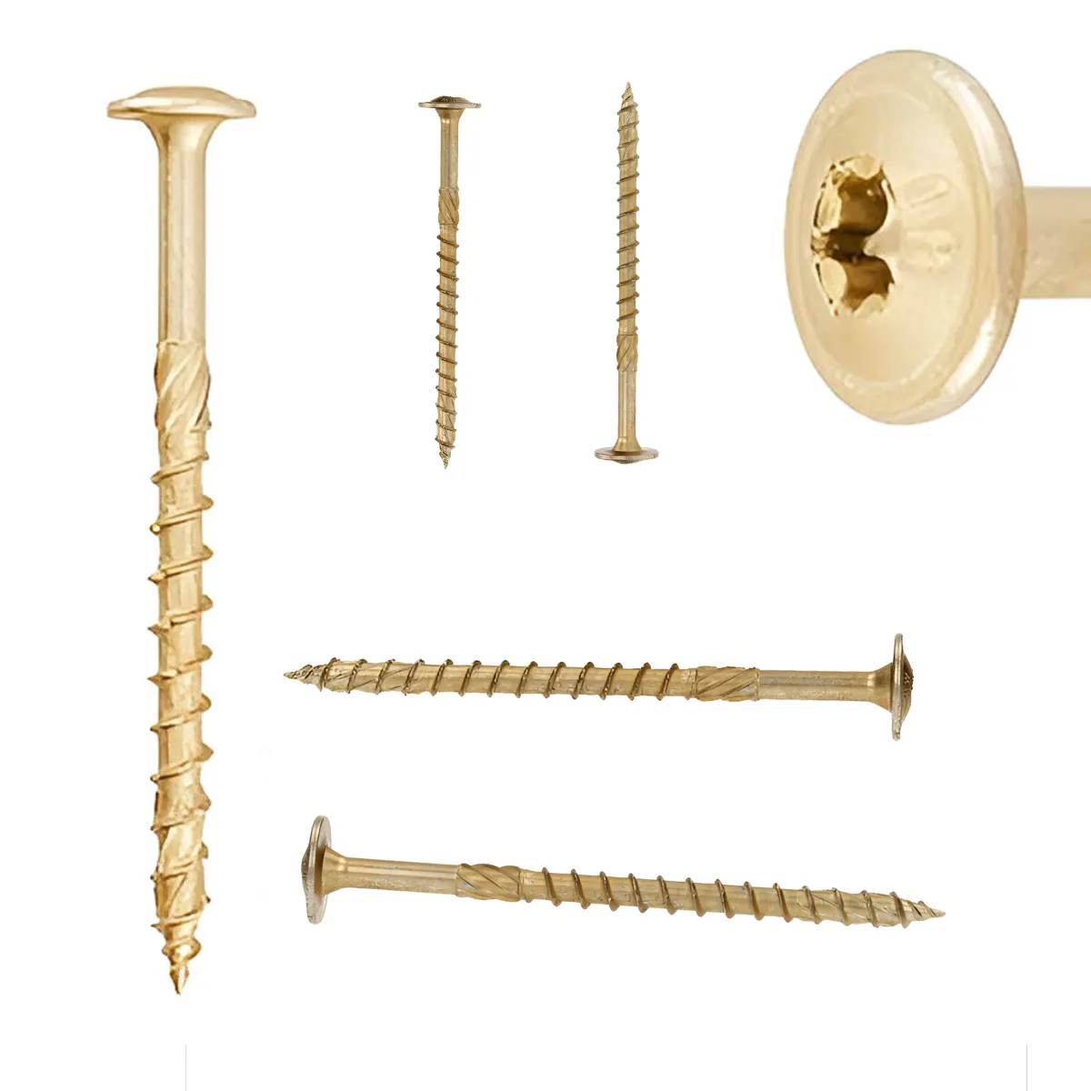 WOODEN CARPENTRY WASHER HEAD SCREW 8 x 360mm 50 PCS - WKCP-08360