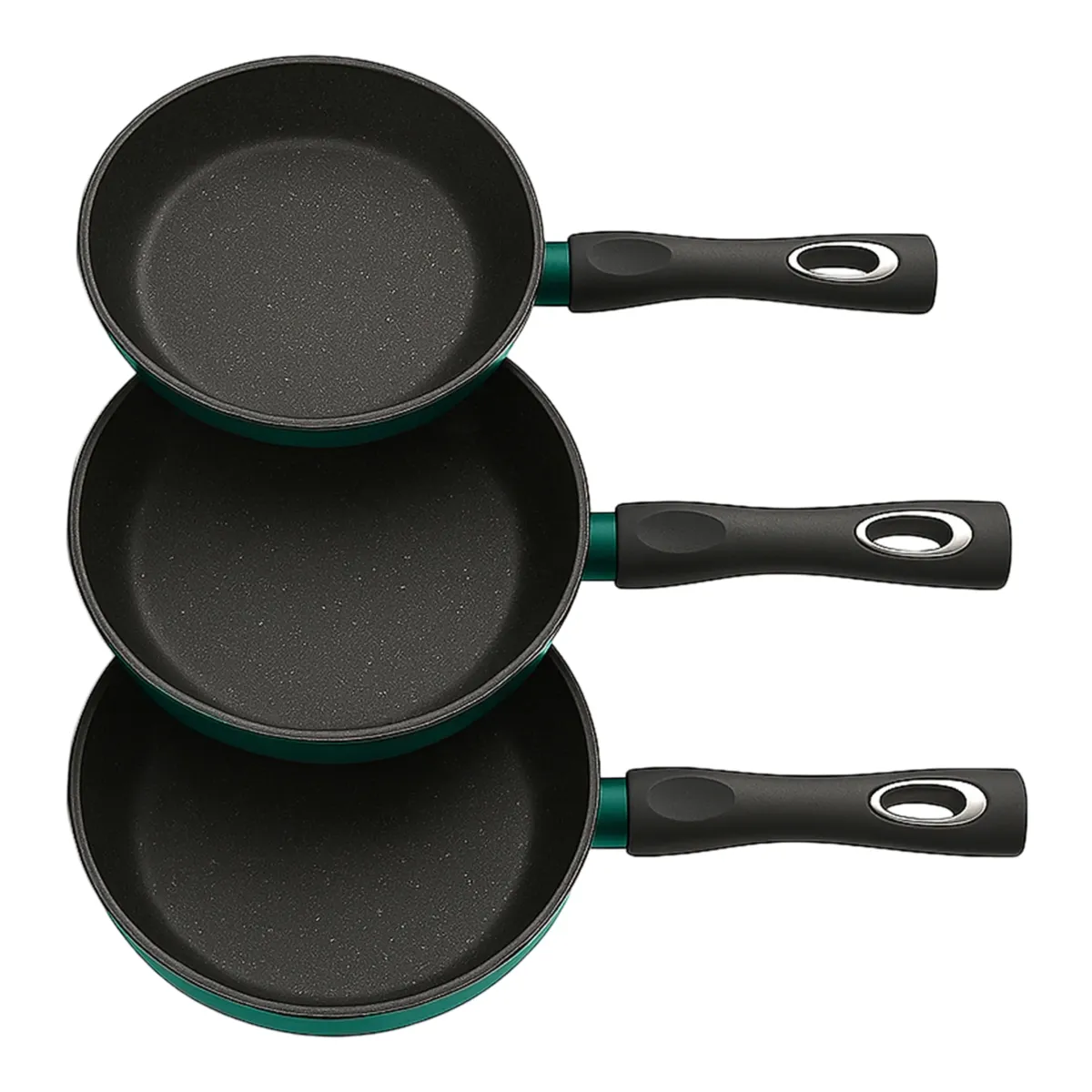 Edenberg Frypan Set 3pcs Non-Stick Forged Aluminum Cookware - EB-4117