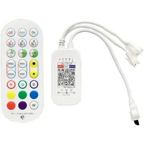 RGB LED Controller WS2811 Bluetooth 24 Button Max 72W