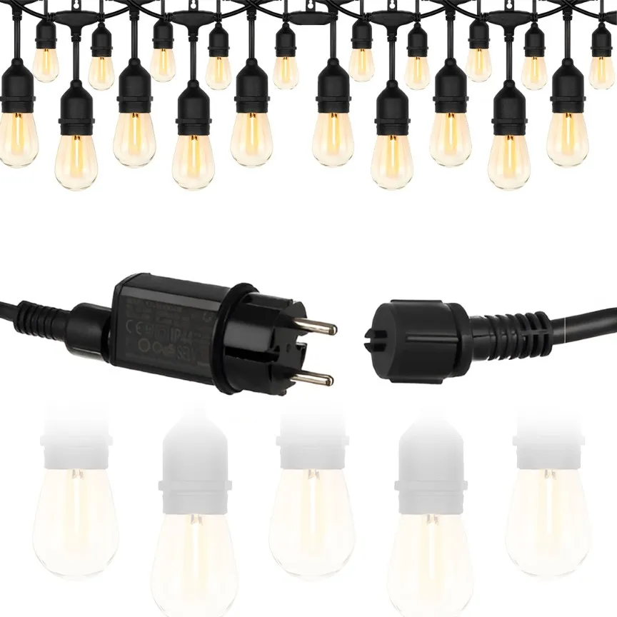 LED Garden Decoration String Lights With Plug 15m - GSL1112