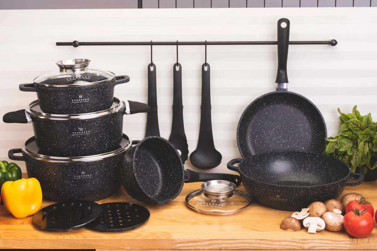 EDENBERG Cookware set 15pcs - EB-8146
