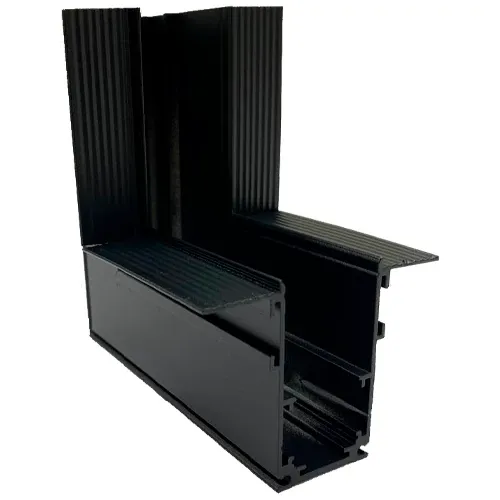 L-Shaped Corner Connector for Recessed Magnetic Track