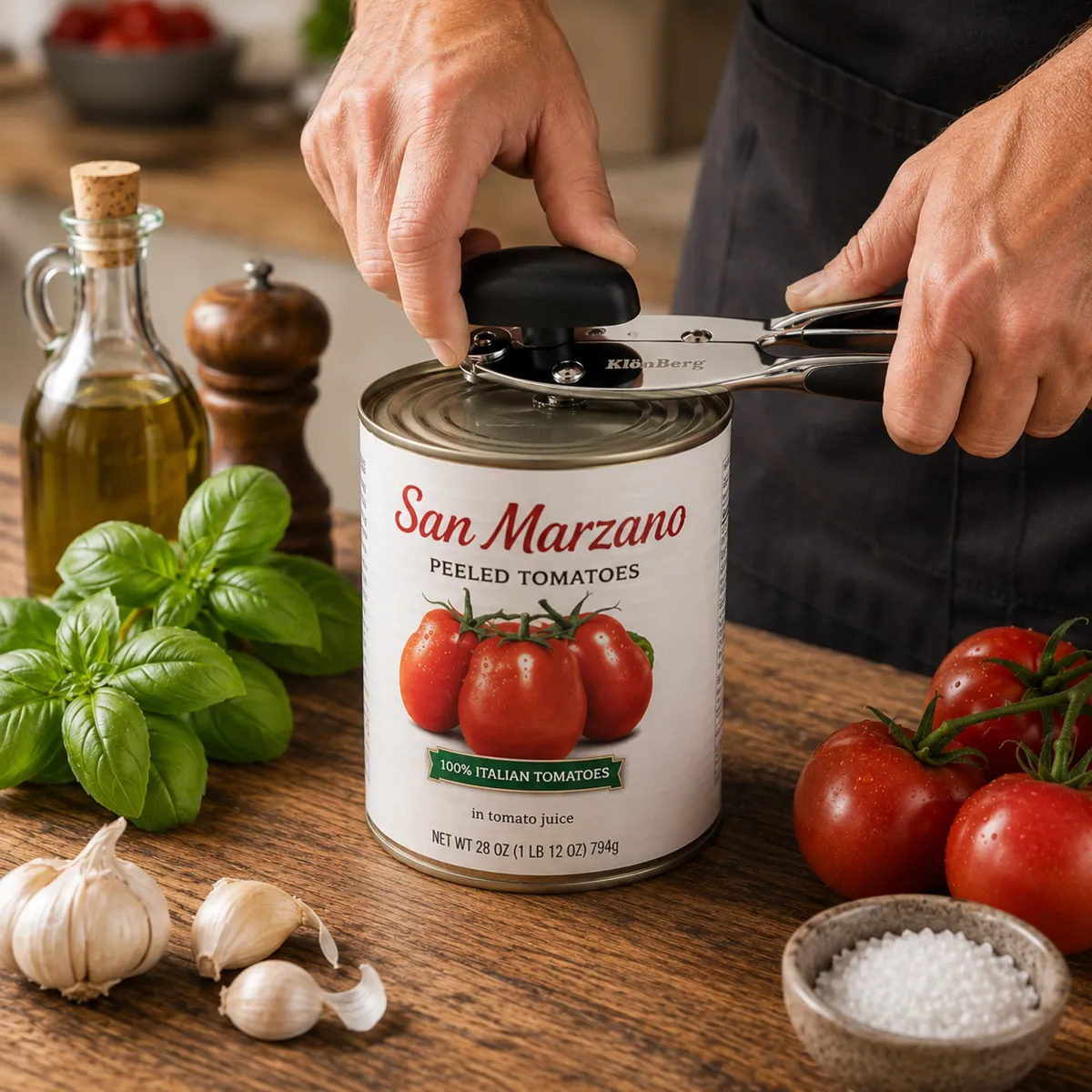 Manual Can Opener with Anti-Slip Handle Tin and Bottle Opener