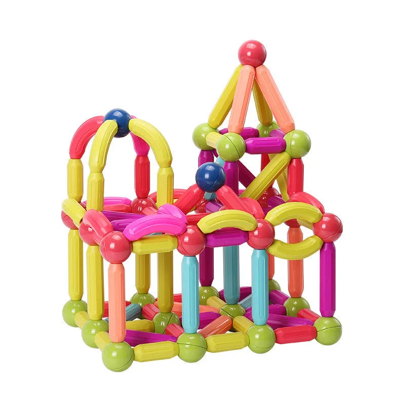 HIGH QUALITY PVC MAGNETIC BUILDING BLOCKS SET – STICKS AND BALLS EDUCATIONAL TOYS FOR KIDS KDM0984