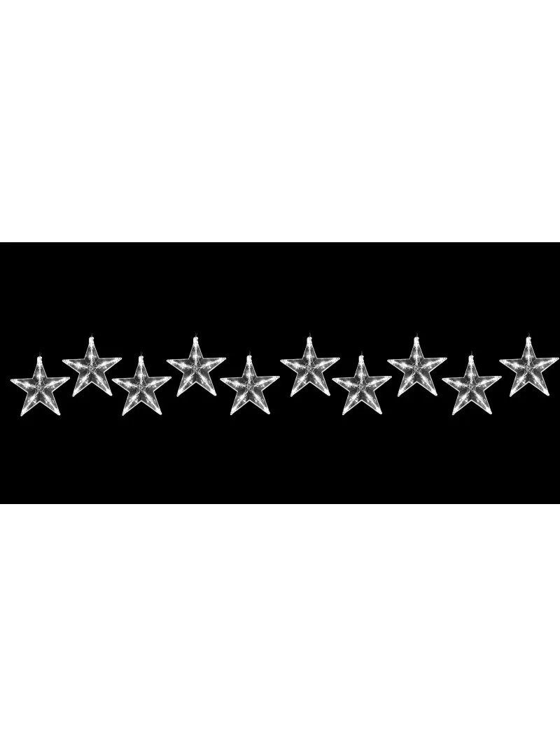 Star curtain, cold white KYS0224
