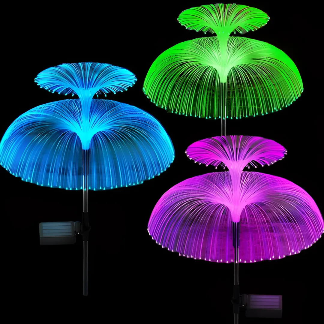 Solar Jellyfish Lamp Two Line - RGB (Multicolor) - 2 Pcs | SL1120