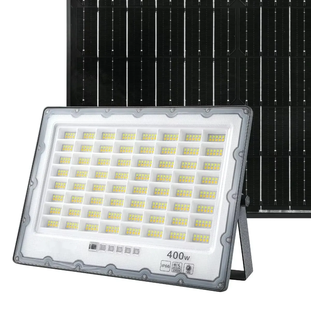 400W Solar LED Floodlight with Motion Sensor and Remote Control IP66 KDM0277