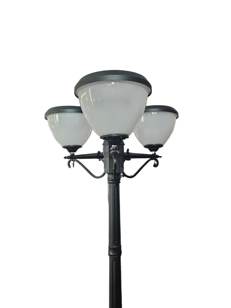 Solar Garden Lantern 2.4m High 3 Shades - KYS0151