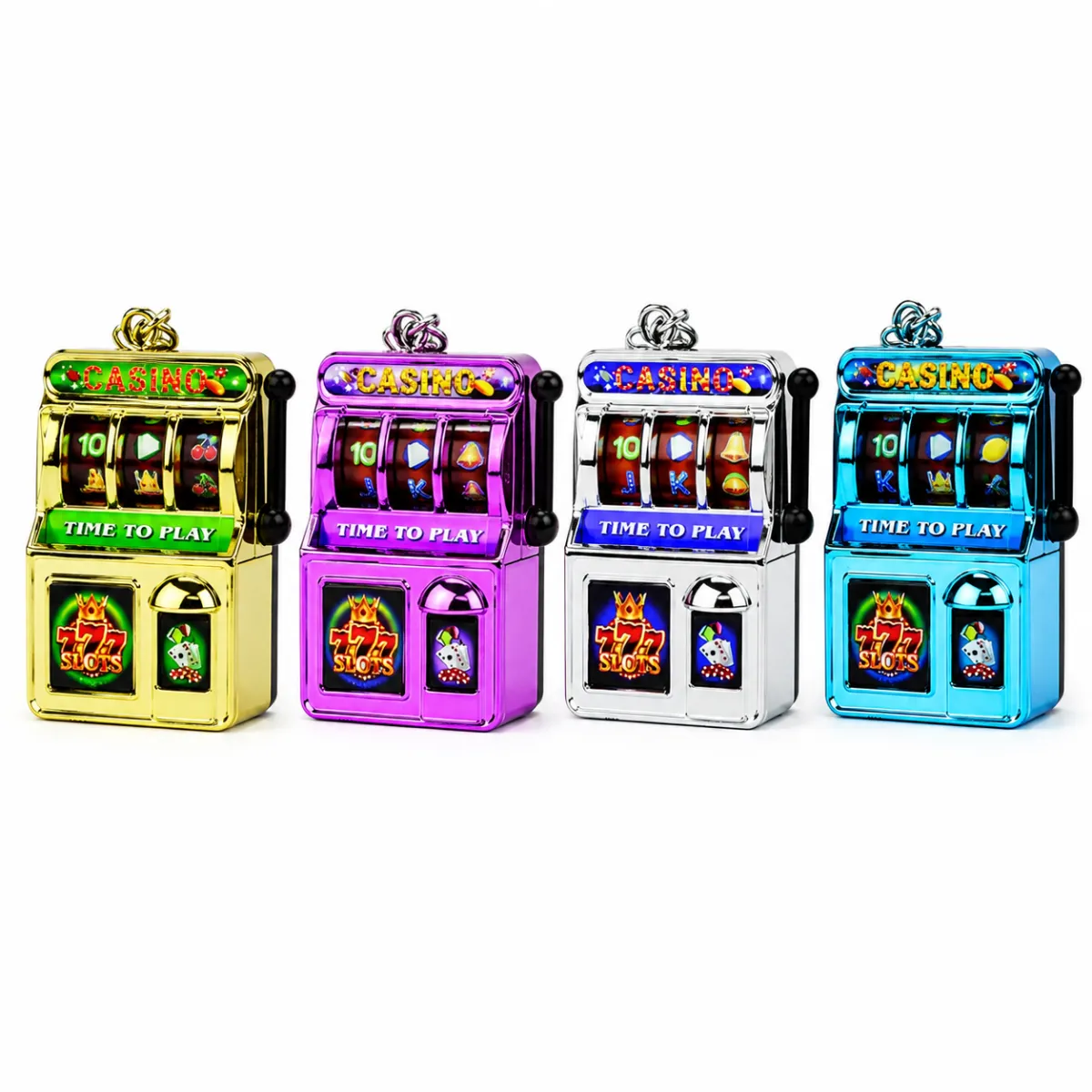 Mini Casino Slot Machine Keychain – 5.5 cm
